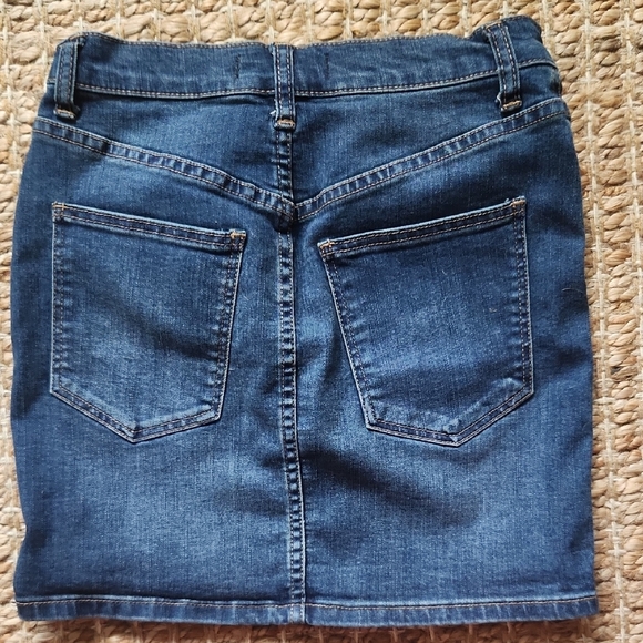 Free People Denim Mini Skirt - Picture 3 of 3